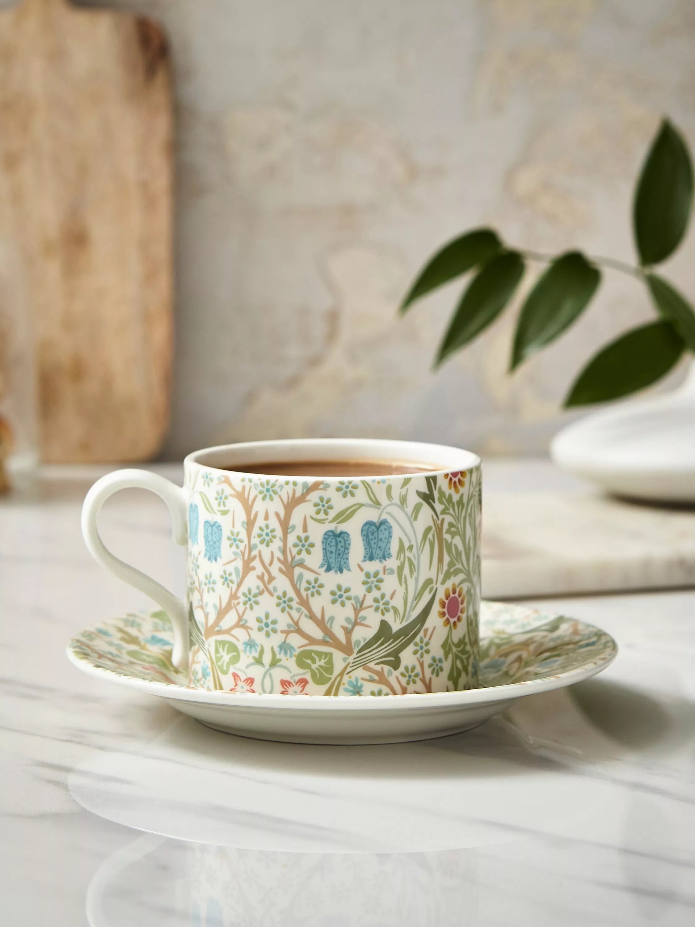 Morris & Co. cup and saucer set Blackthorn 280ml, UK version