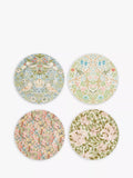 Morris & Co. Spode cake plates multi design 21.5cm set of 4, imported from the UK