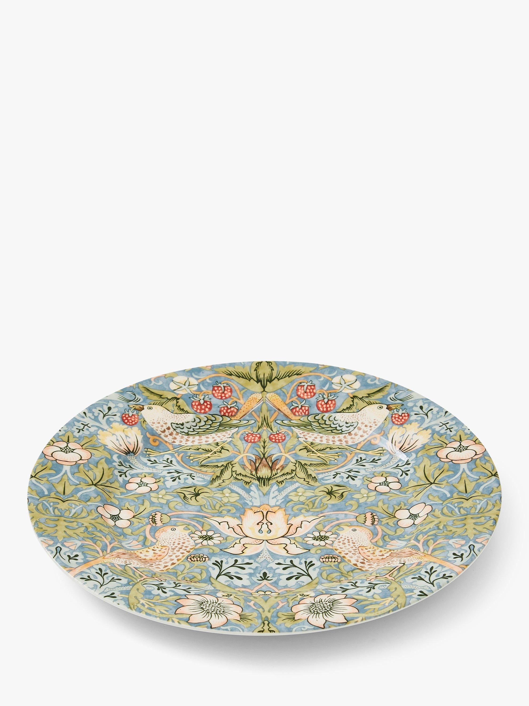 Morris & Co. Spode cake plates multi design 21.5cm set of 4, imported from the UK