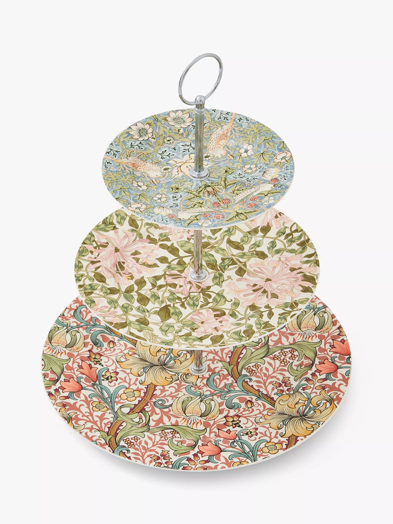 Morris & Co 3 tier cake stand 28cm, imported from the UK