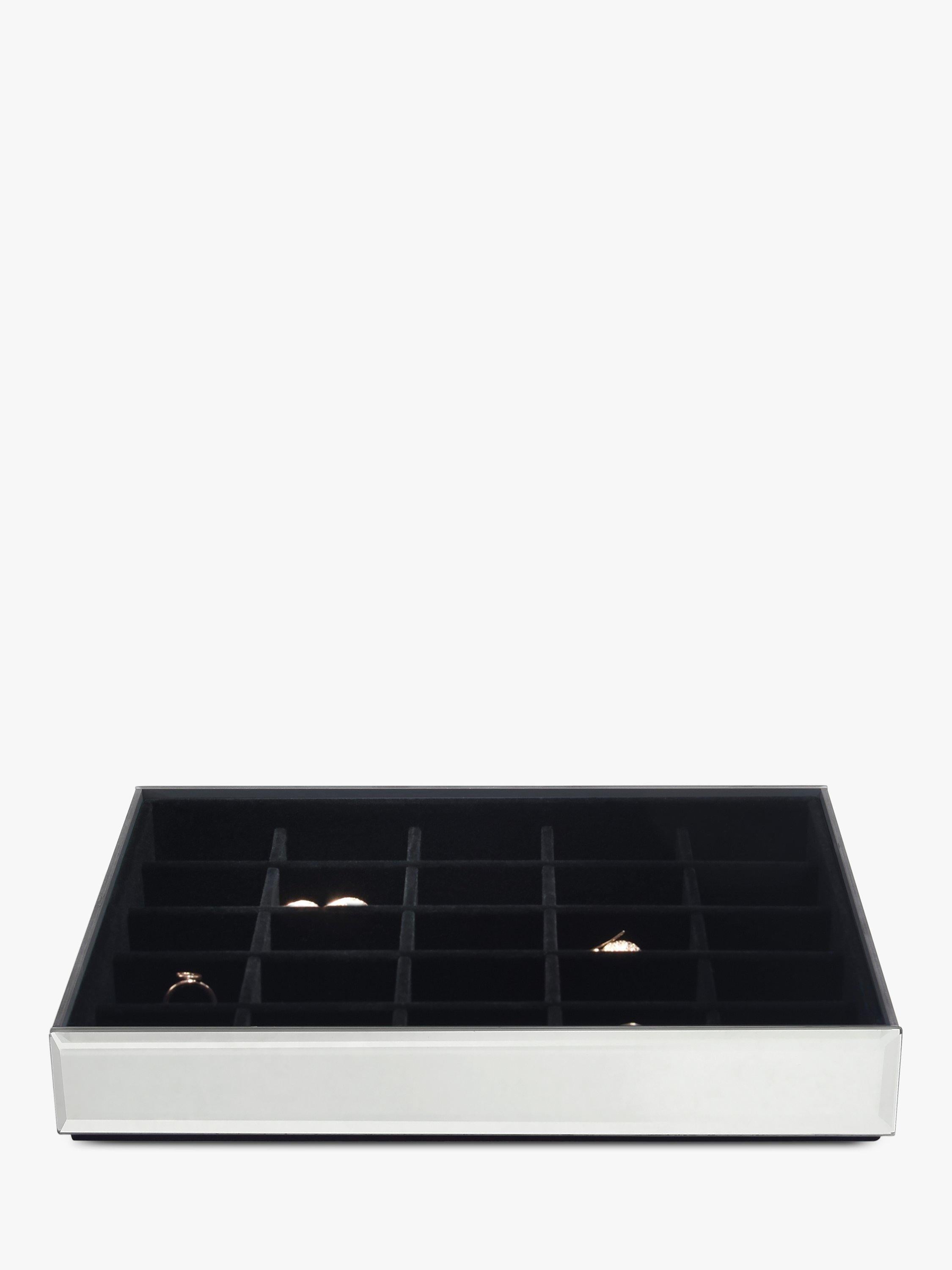 Stackers glass classic jewellery box set of 3 layers - British product
