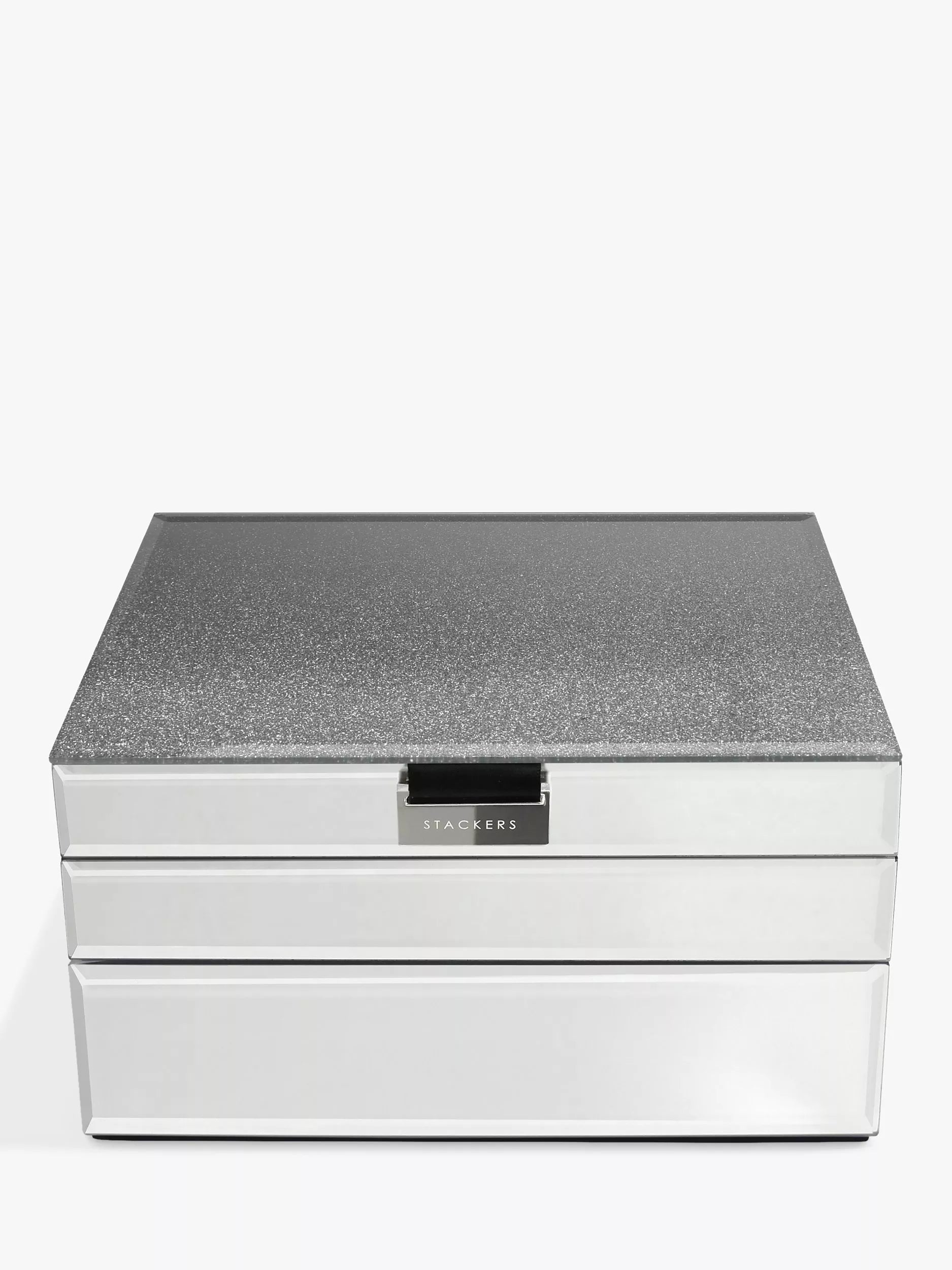 Stackers Glass Classic Jewellery Box, Set of 3 Layers
