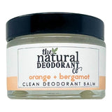 Natural Deo Co orange bergamot deodorant balm 55g, imported from the UK