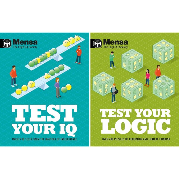 Mensa IQ and Logic puzzle book, imported from the UK