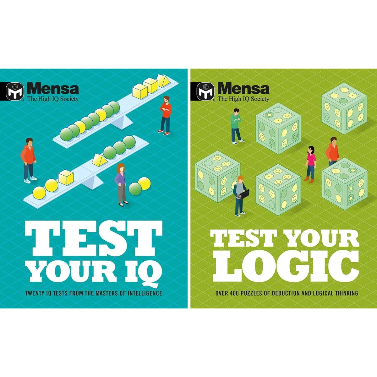 Mensa IQ and Logic puzzle book, imported from the UK