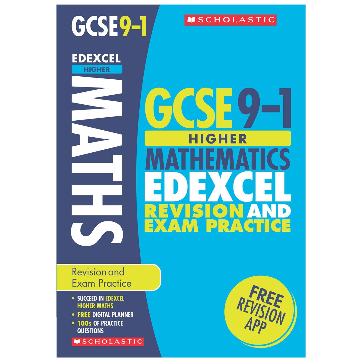Scholastic GCSE Maths revision guide and exam practice workbook (British brand)