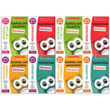 English skills 4 book pack for children ages 4-11 (British brand)