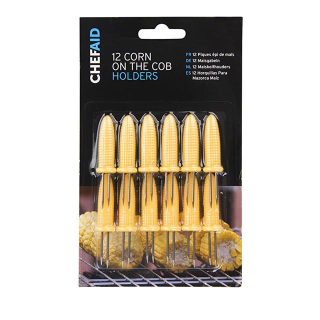 Chef Aid Corn on the Cob Skewers / Holders   12 per pack GOODS M&S   