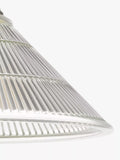 Där Boyd semi-flush prismatic glass ceiling light (British brand)