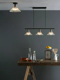 Där Boyd semi-flush prismatic glass ceiling light (British brand)