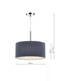 Där Zaragoza ceiling light 40cm - British product