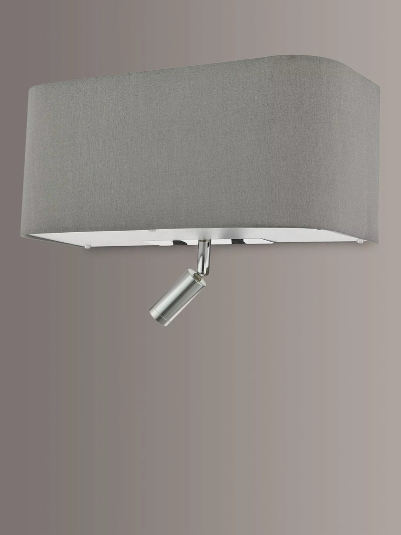 Där Ronda LED reading wall light polished finish, UK version