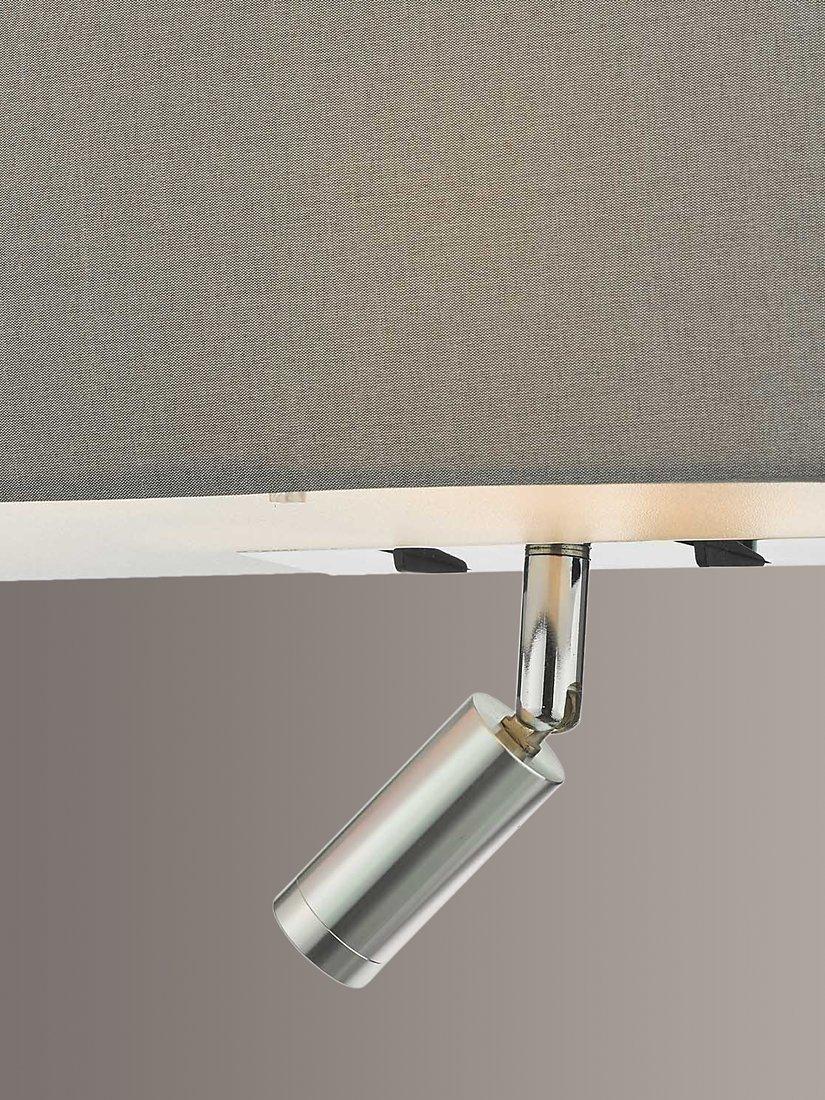 Där Ronda LED reading wall light polished finish, UK version