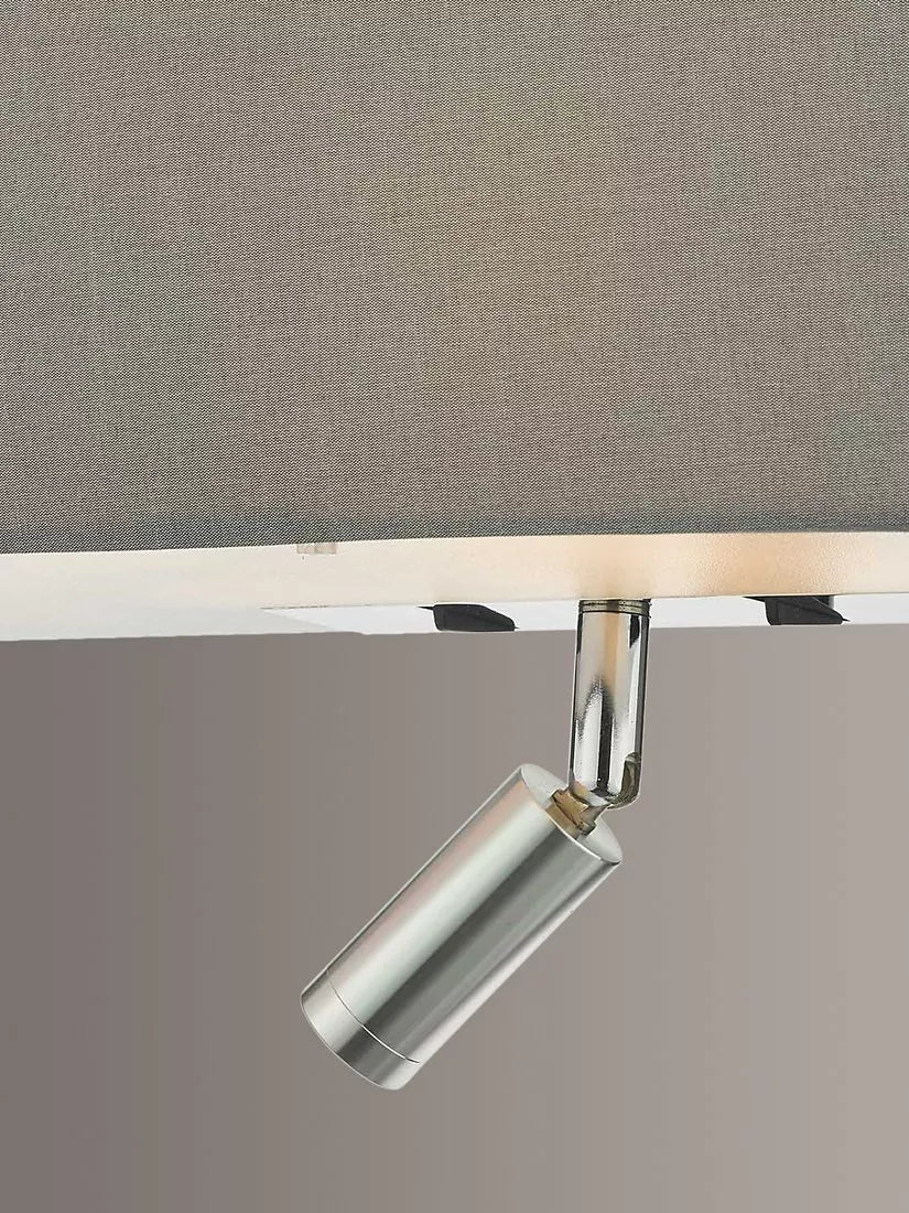 Där Ronda LED reading wall light polished finish, UK version