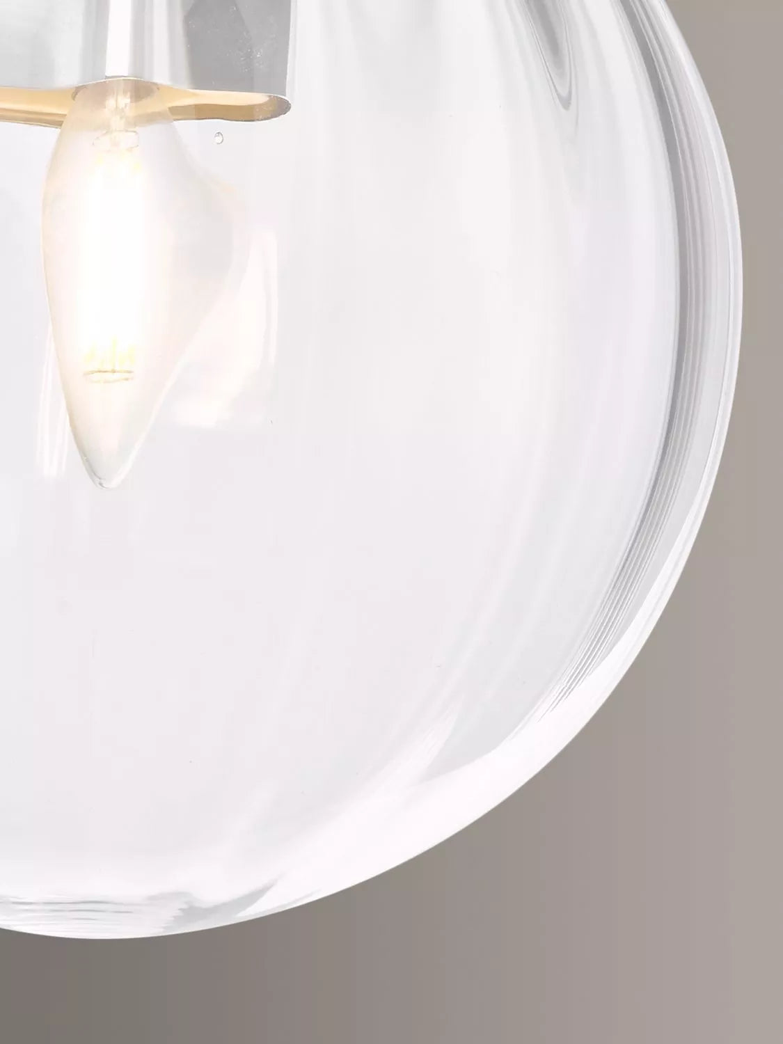 Där bathroom ceiling light clear polished chrome semi flush, UK version