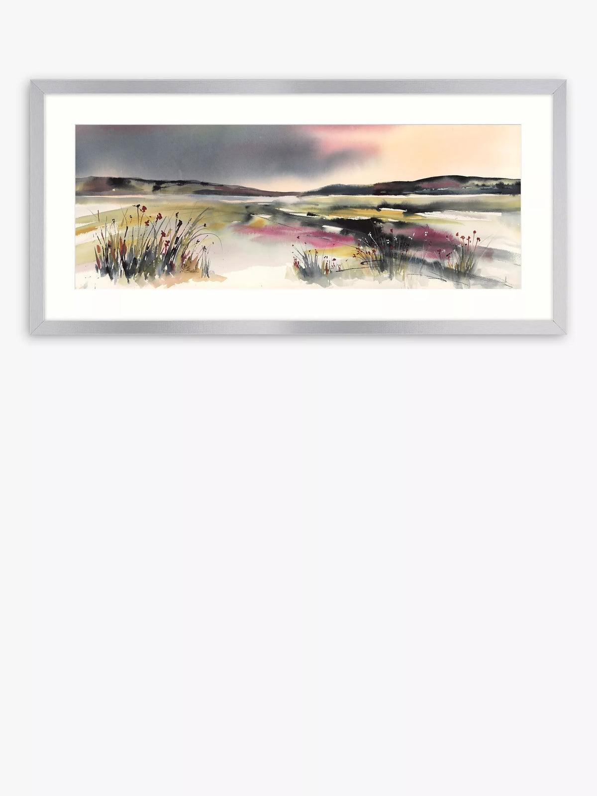 John Lewis framed print Catching Moment 49.5x104.5cm - British product
