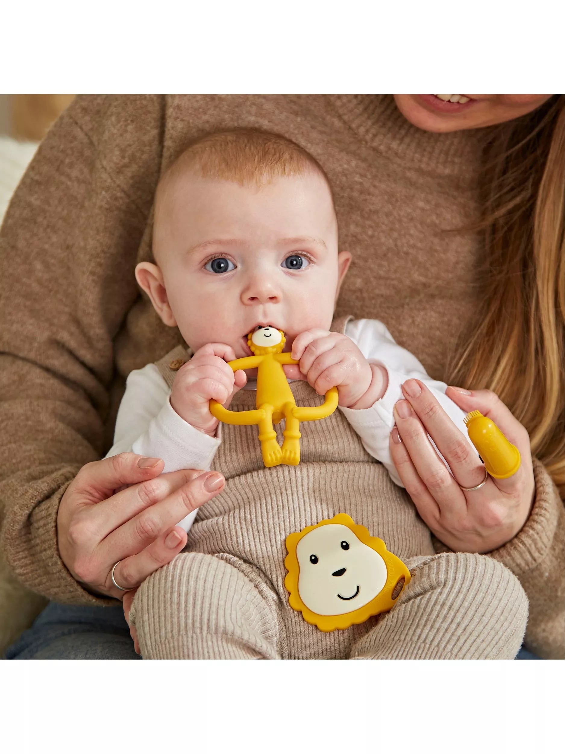 Matchstick Monkey lion teething set (British brand)