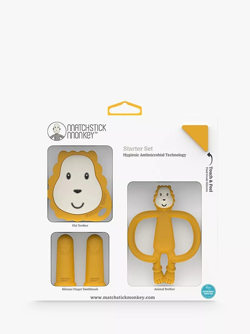 Matchstick Monkey lion teething set (British brand)