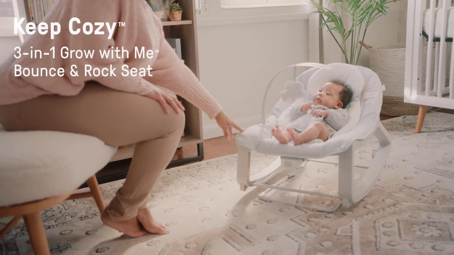 Ingenuity 3-in-1 bounce and rock seat for babies up to 40 pounds, UK version