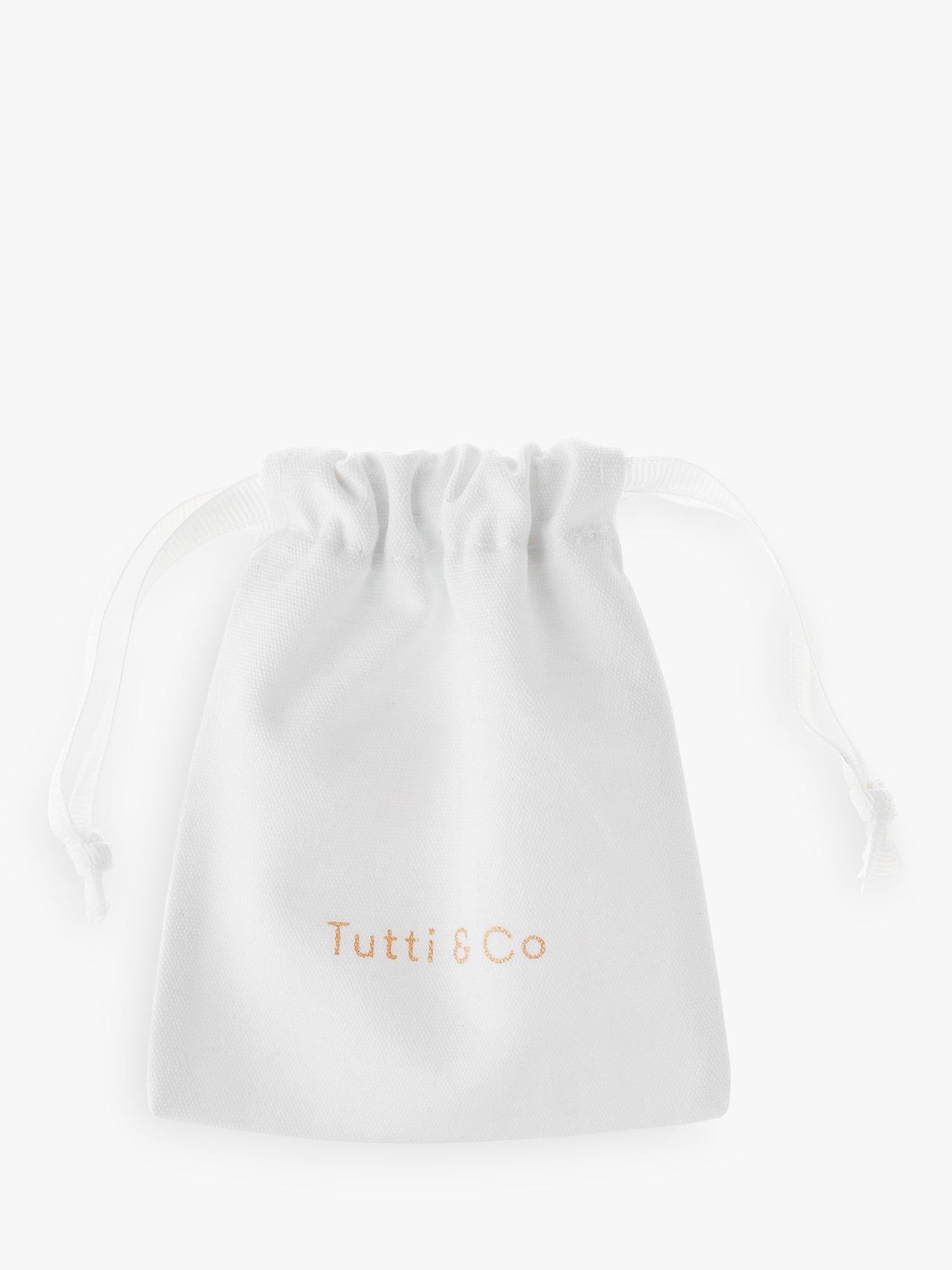 Tutti & Co textured twist bangle gold plated brass - British product