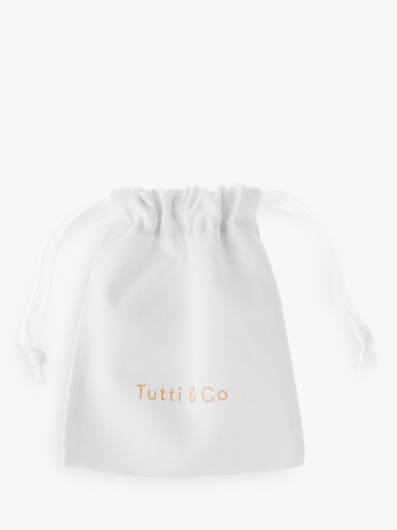 Tutti & Co textured twist bangle gold plated brass - British product