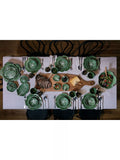 Bordallo Pinheiro cabbage earthenware side plate green 19cm - British product