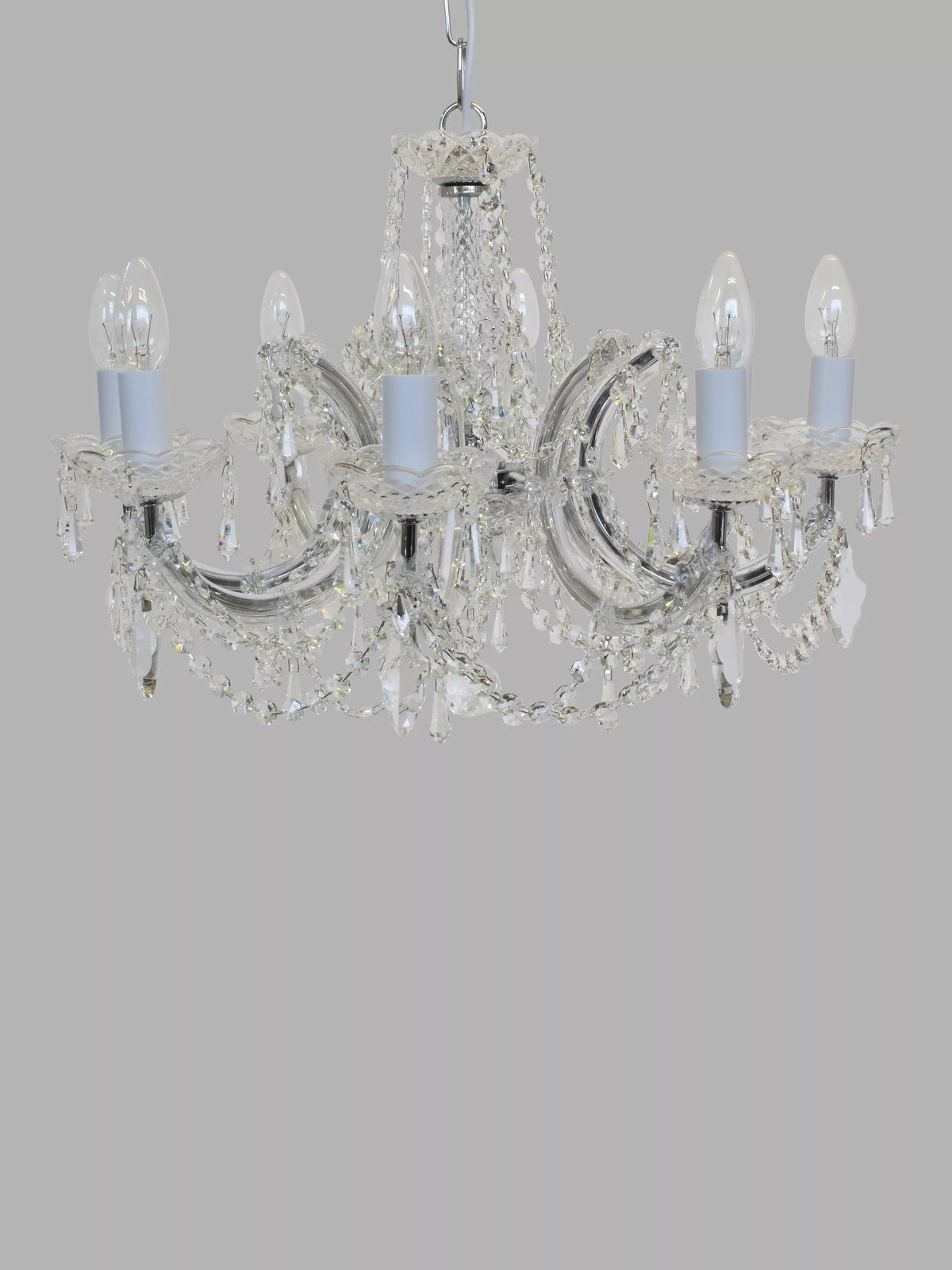 Impex crystal chandelier 8 arms - British product