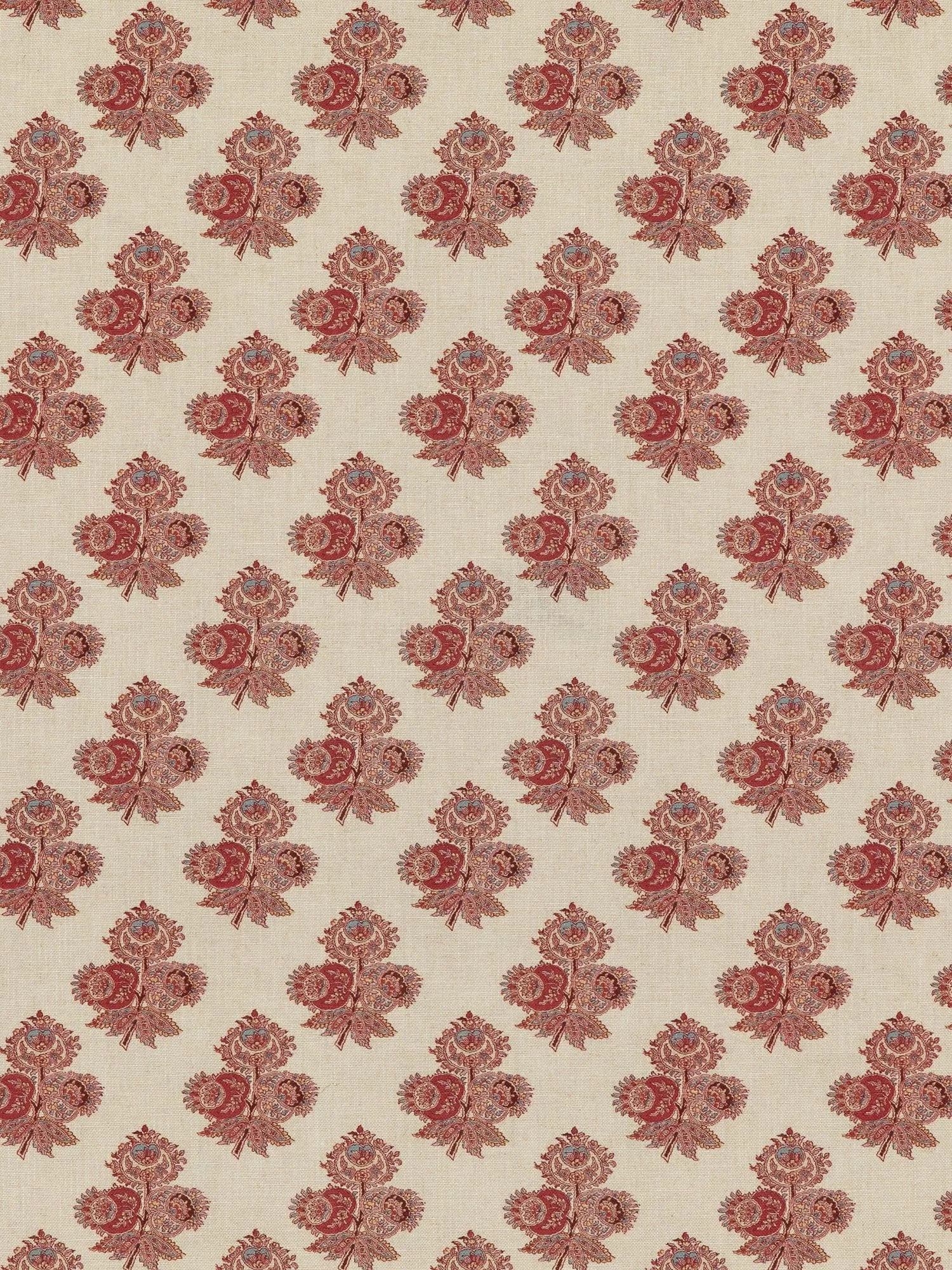 GP & J Baker Poppy Paisley Furnishing Fabric