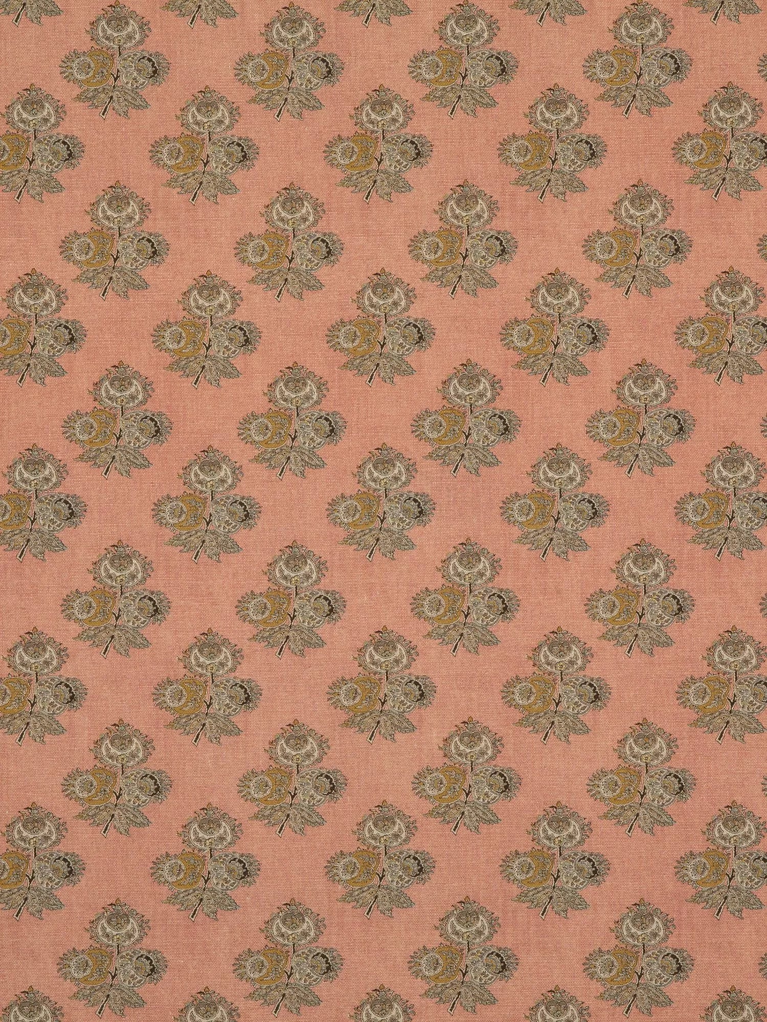 GP & J Baker Poppy Paisley Furnishing Fabric