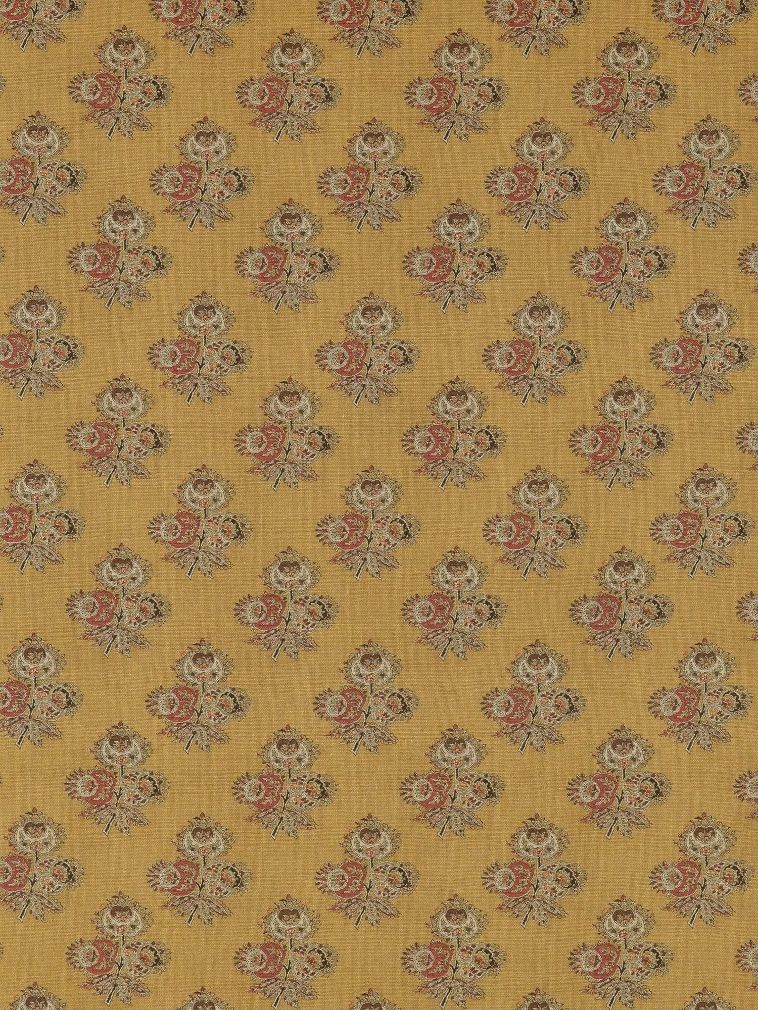 GP & J Baker Poppy Paisley Furnishing Fabric