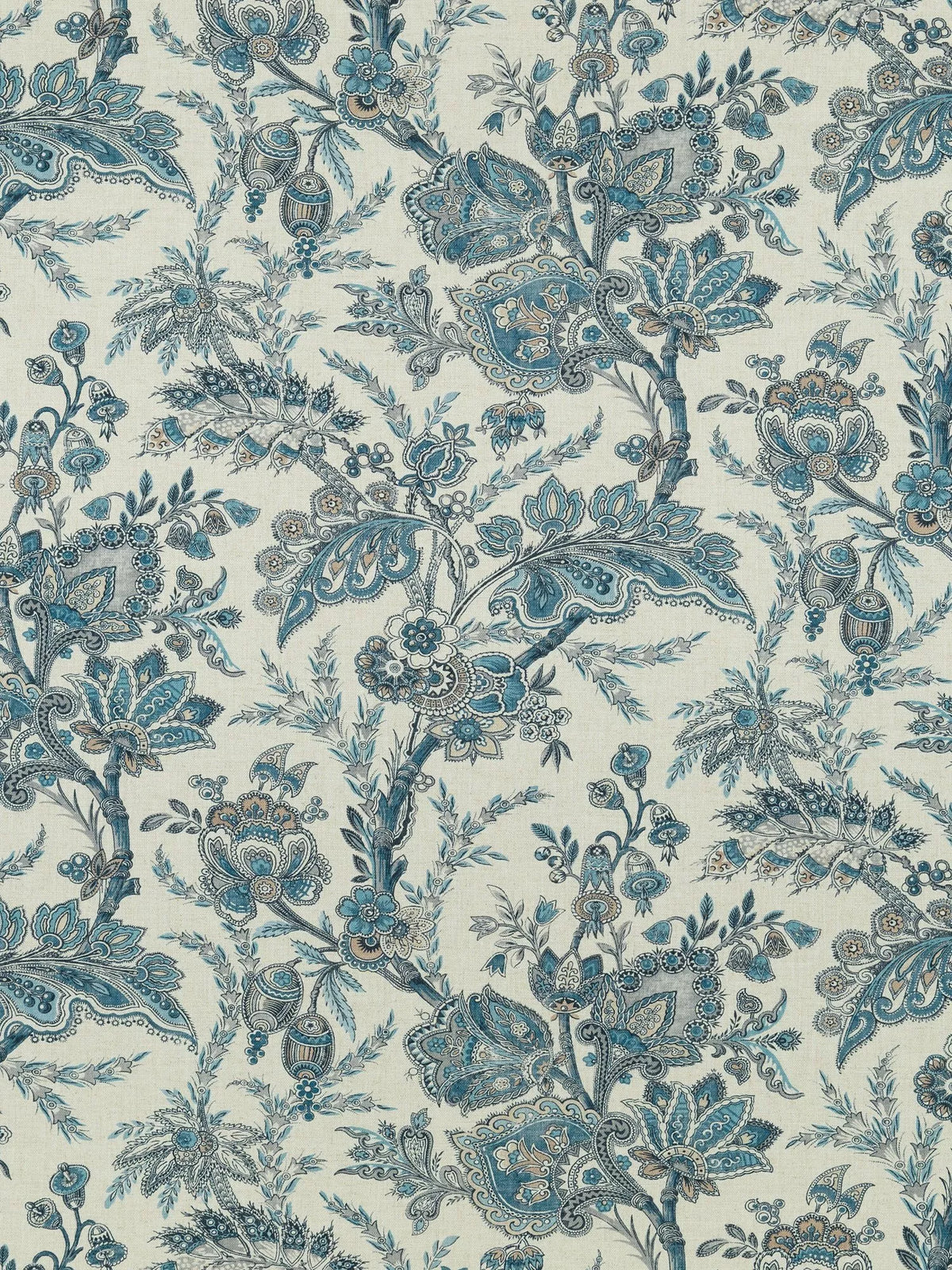 GP & J Baker Jewel Indienne furnishing fabric - British product