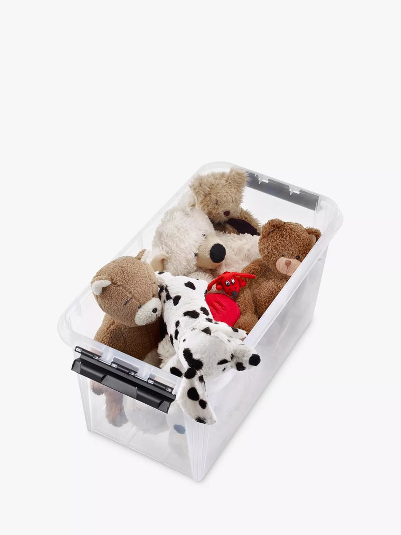 SmartStore plastic storage box 70L with lid, imported from the UK