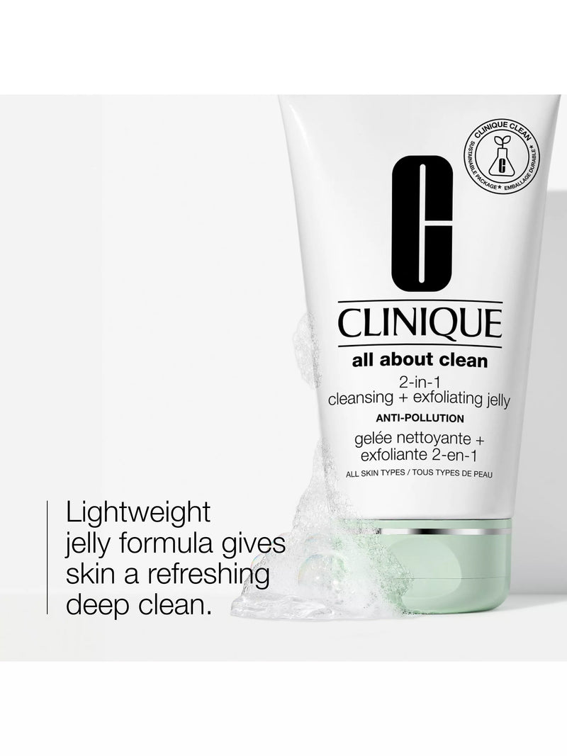 Clinique 2-in-1 Cleansing and Exfoliating Jelly 150ml, UK version