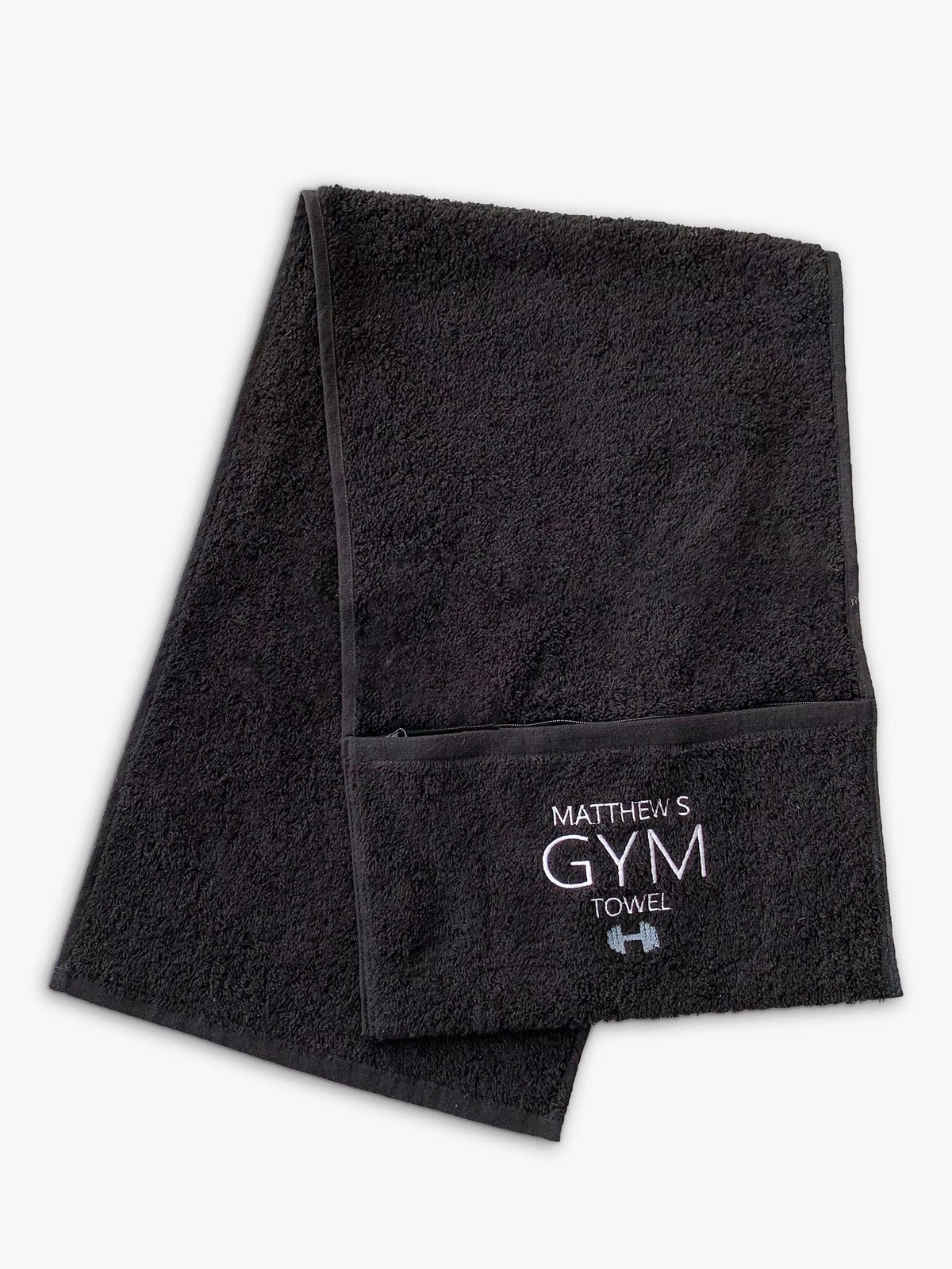Solesmith personalised cotton gym towel (British brand)