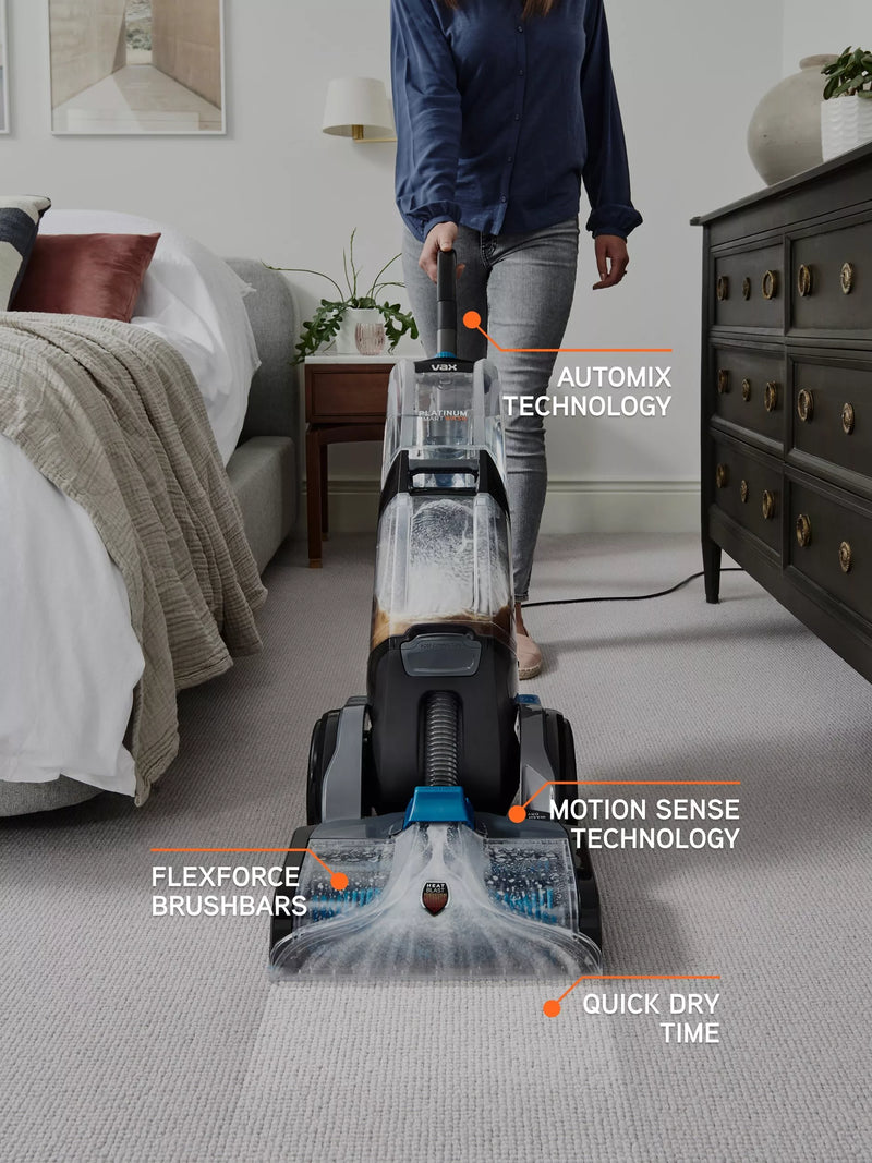 Vax Platinum SmartWash carpet cleaner Black, UK version