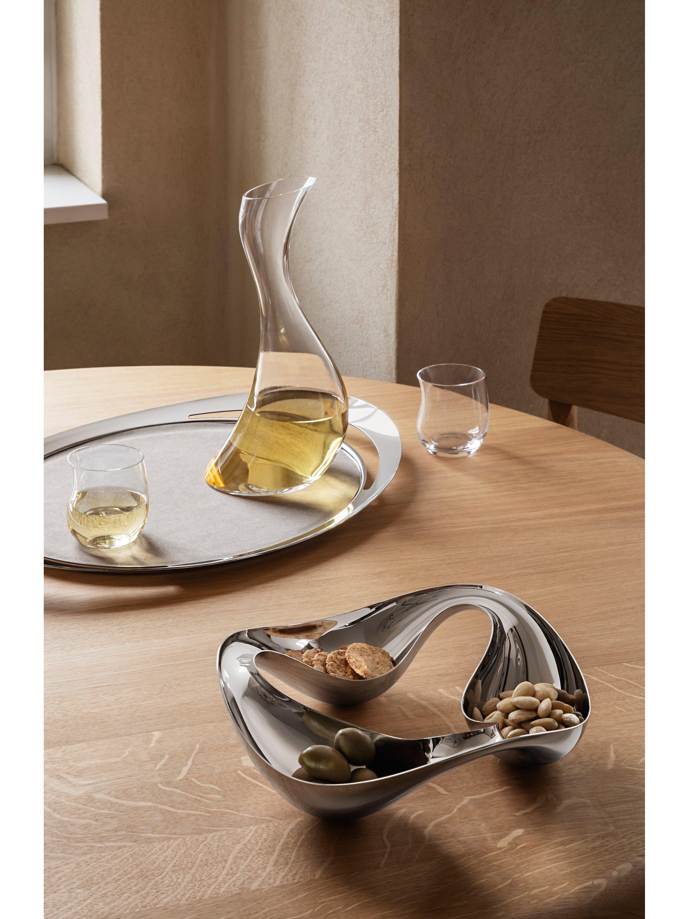 Georg Jensen Cobra triple snack bowl 27cm (British brand)
