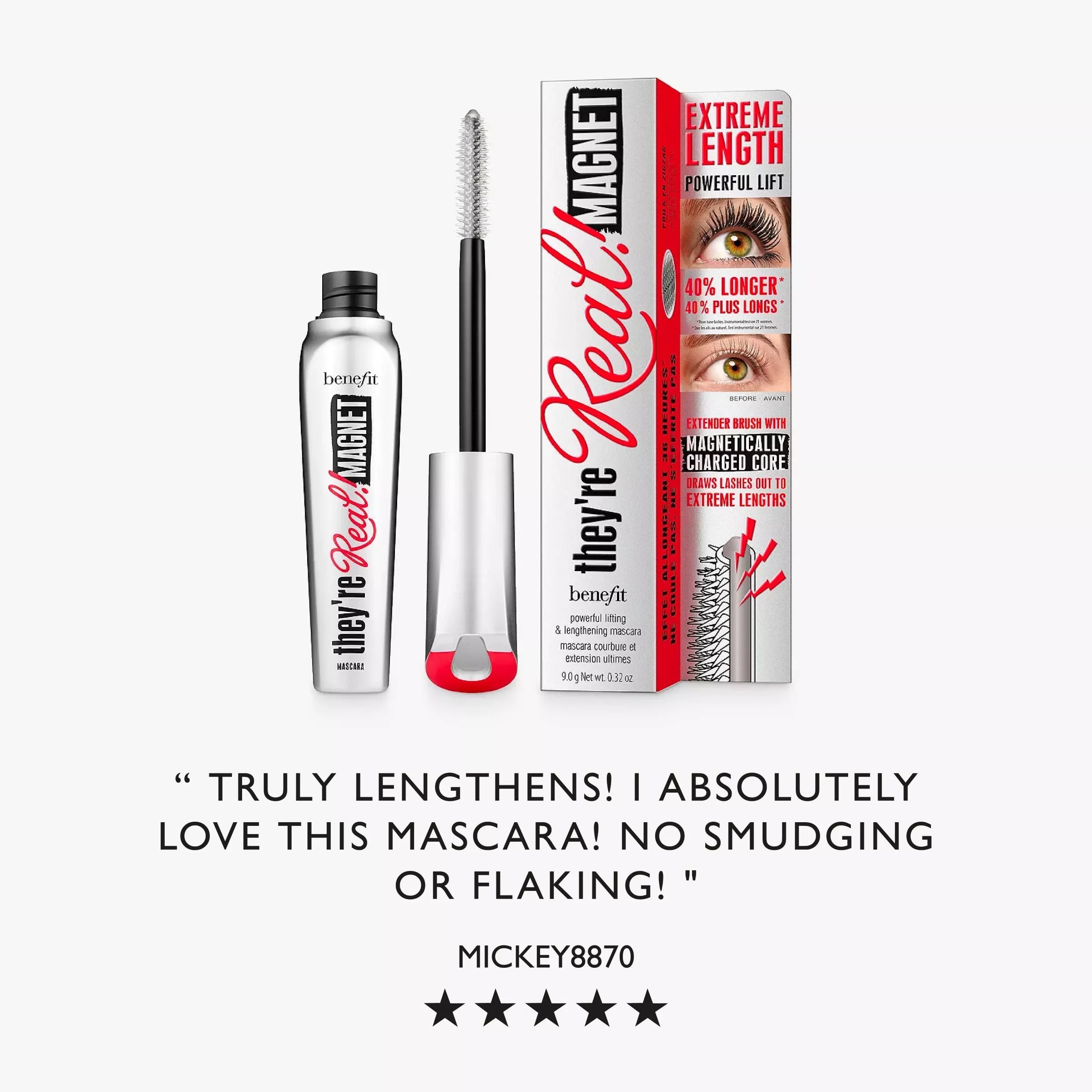 Benefit They're Real Magnet Extreme Lengthening Mascara 9g - British product