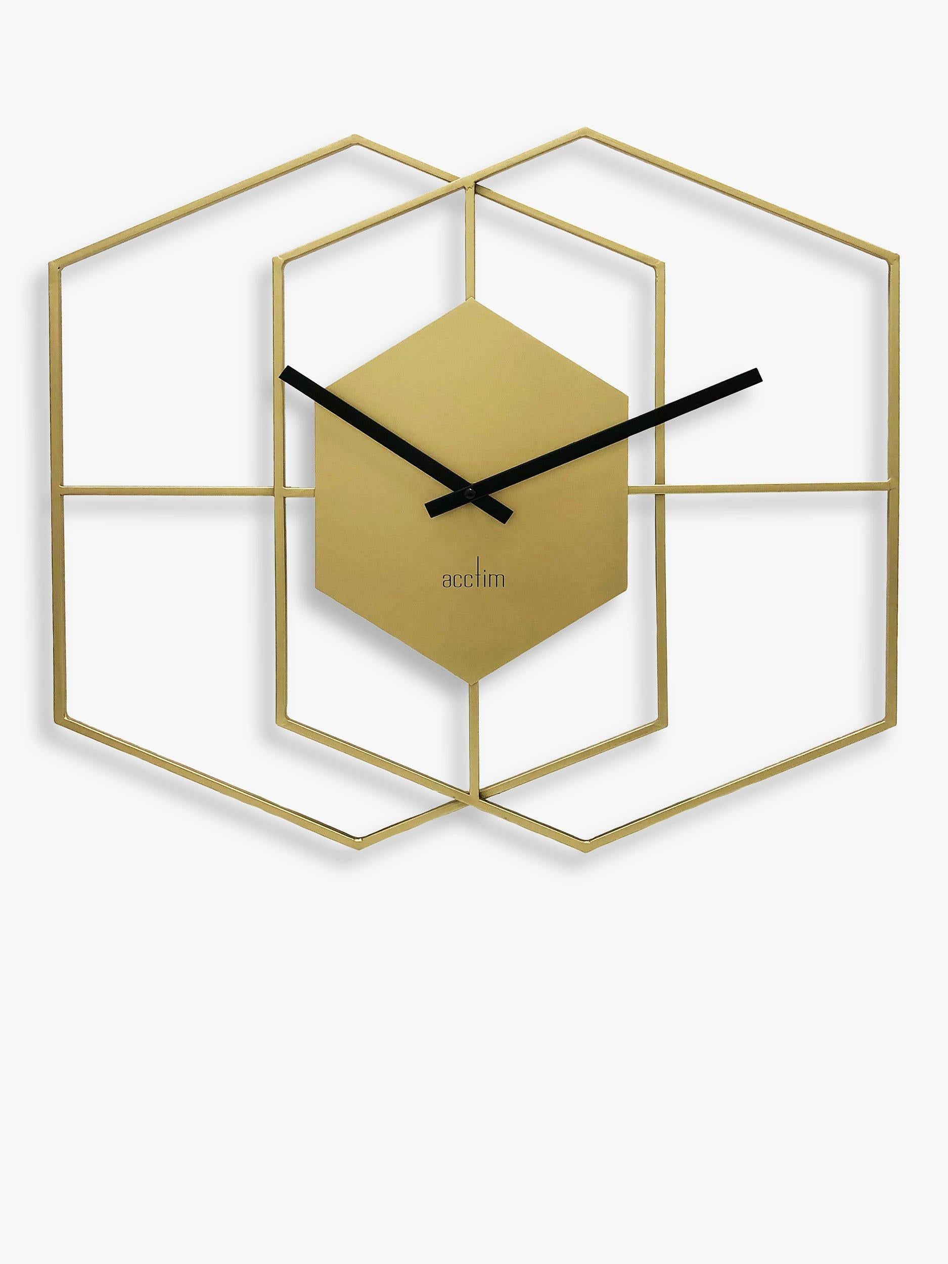 Metal Analogue Quartz Wall Clock 55cm