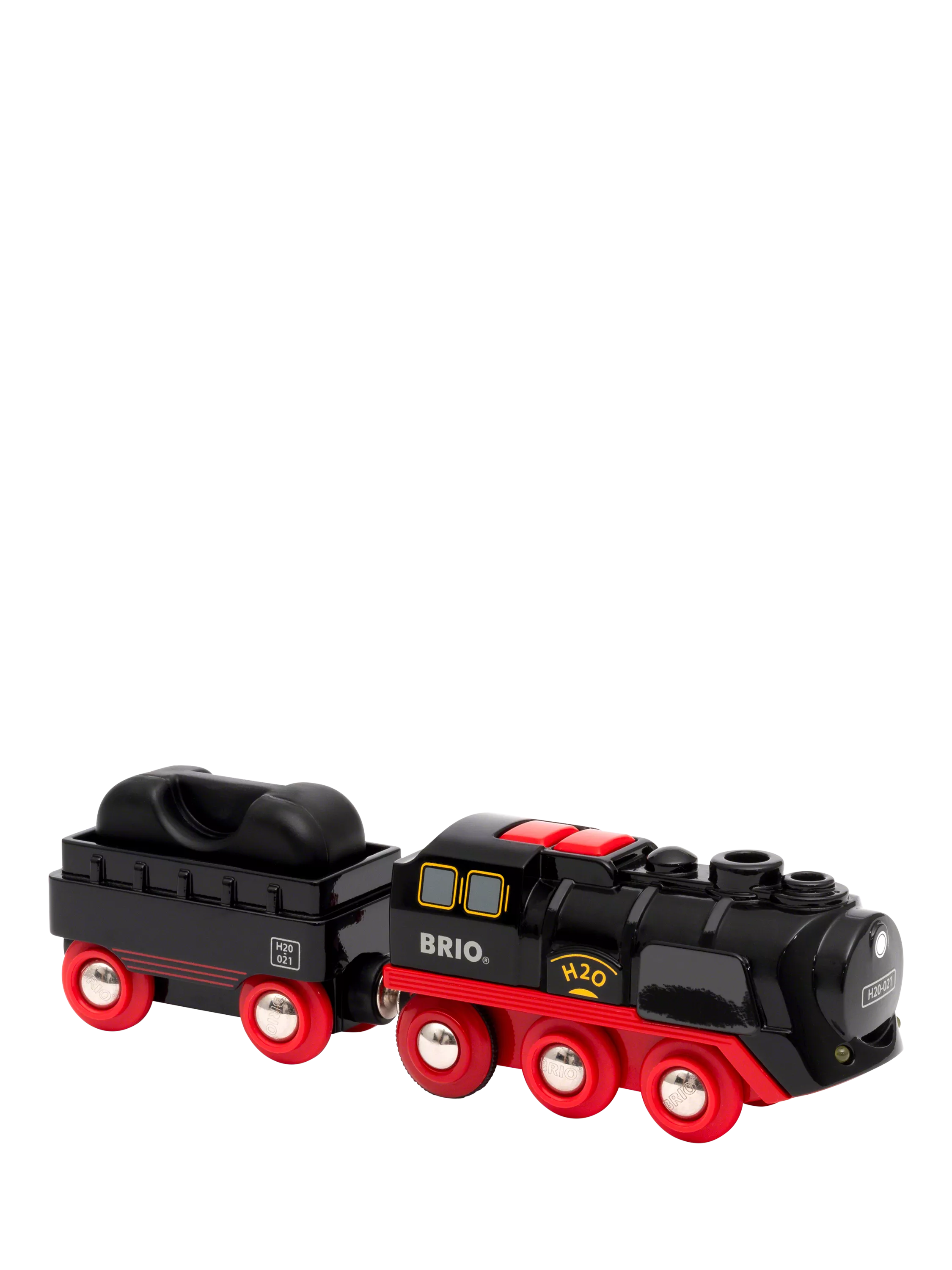 BRIO battery-operated steaming train toy (British brand)