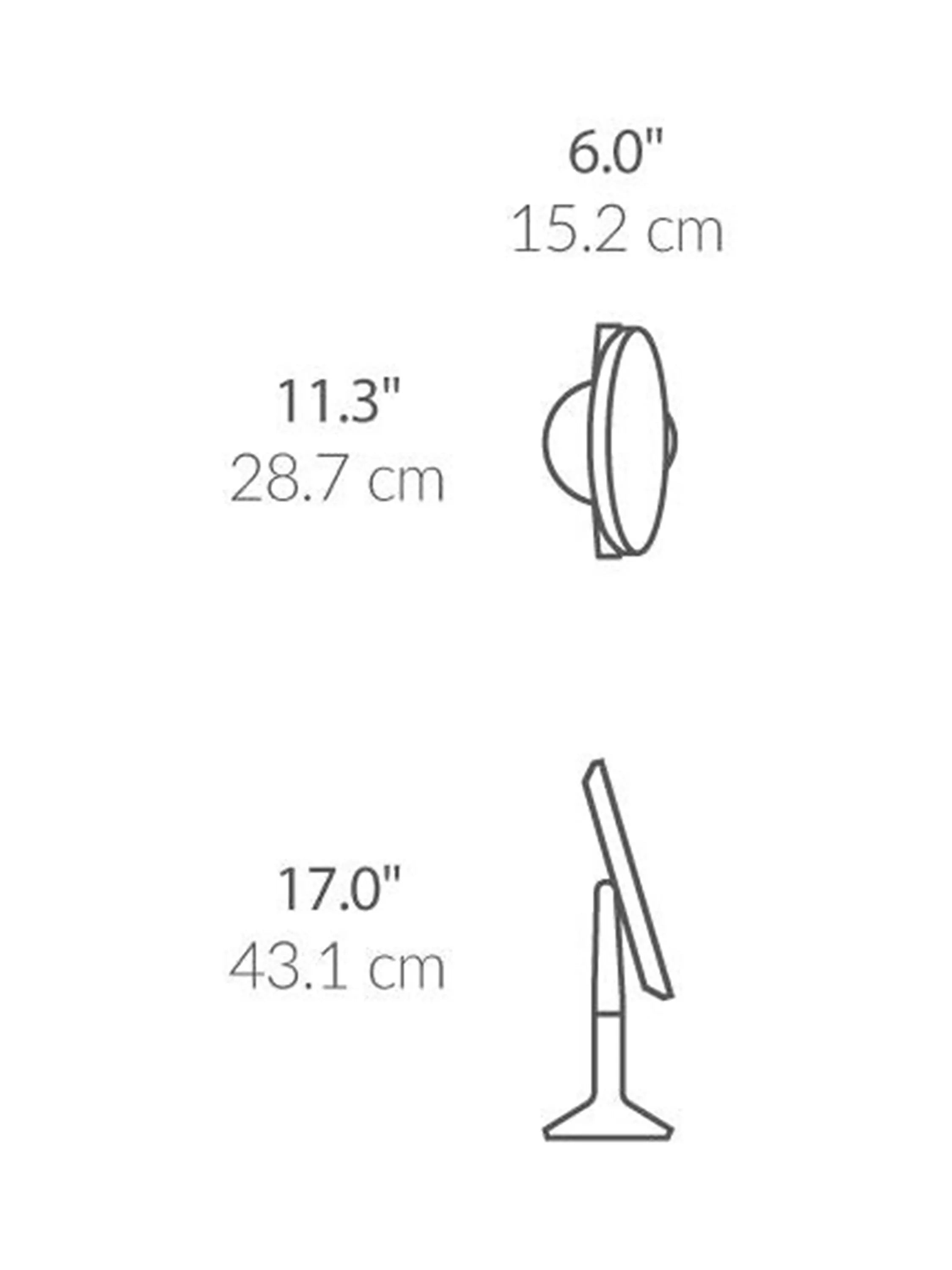Simplehuman Sensor Trio Max mirror brushed stainless steel - British product