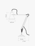 Anglepoise Original 1227 mini desk lamp black gloss - British product