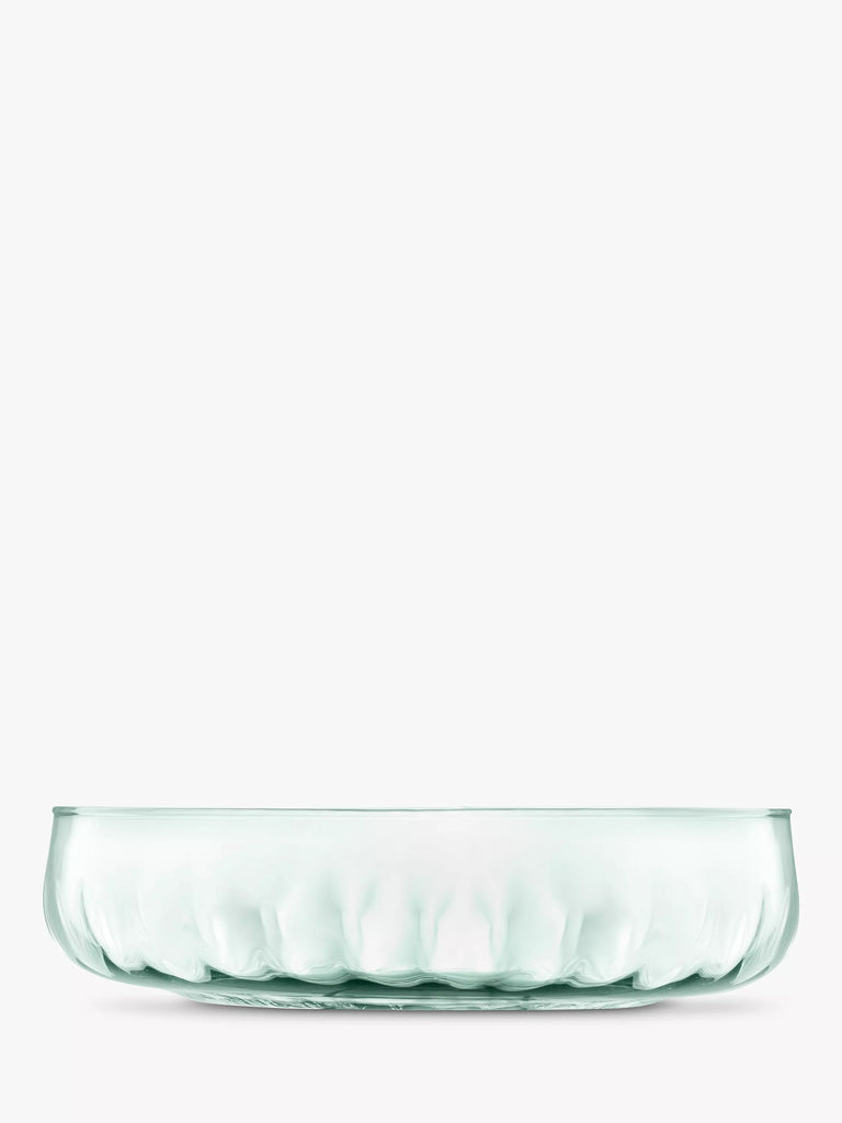 LSA International Mia Recycled Glass Serving Bowl, 31cm, Green