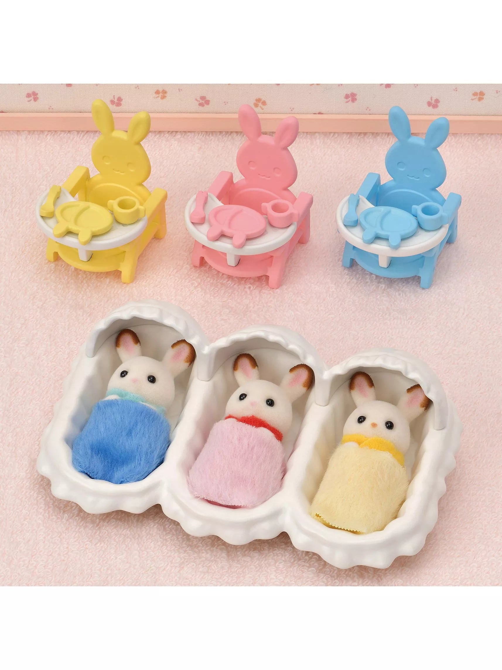 Sylvanian Families Triplets Care Set, imported from the UK