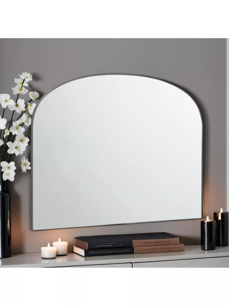 Yearn Gilt Wood Framed Overmantel Wall Mirror, 70 x 92cm