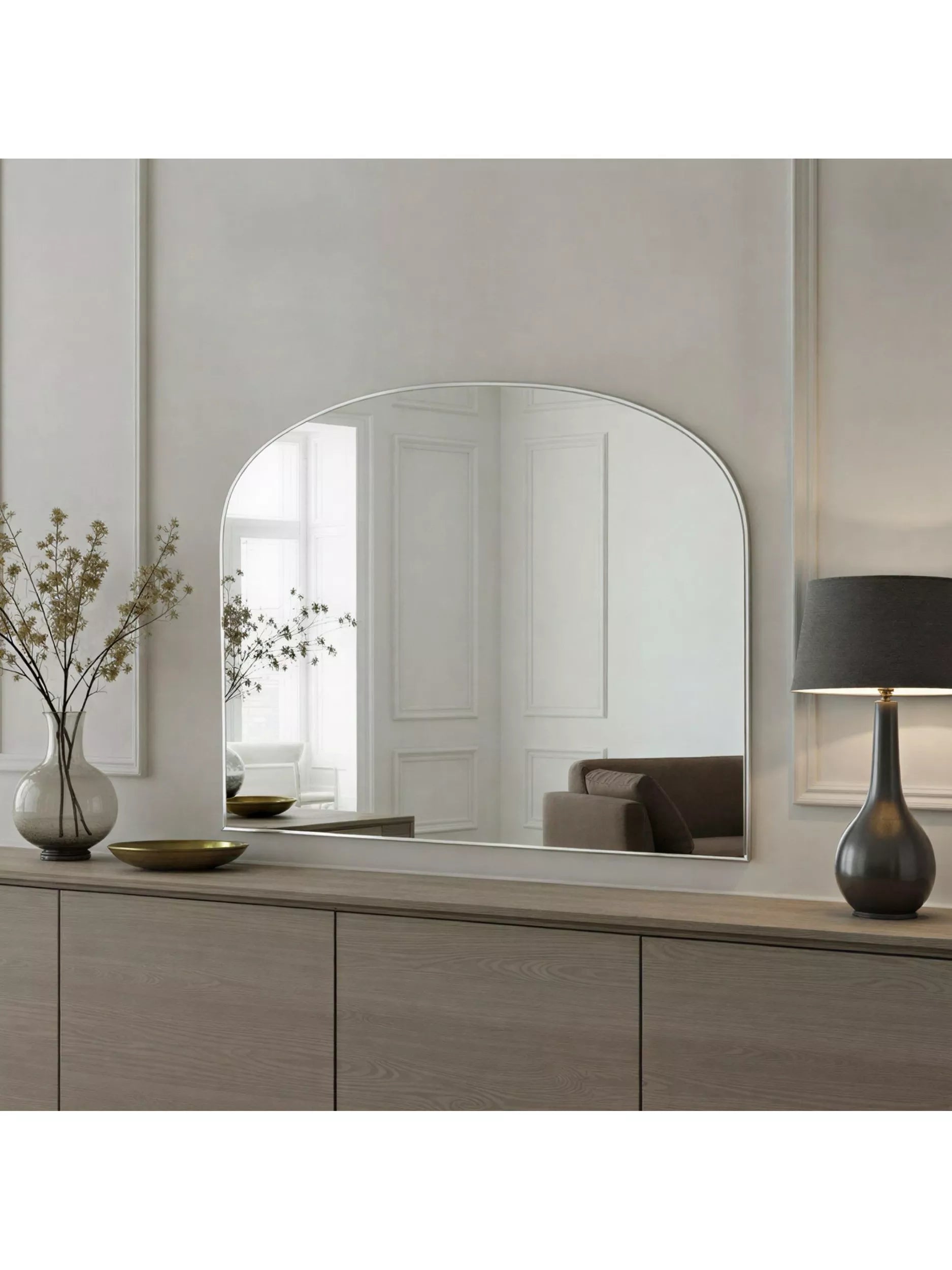Yearn overmantel mirror gilt frame 70x92cm, UK version