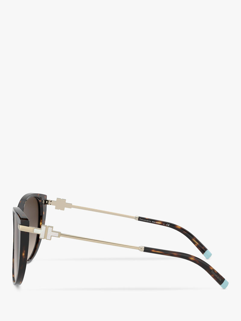 Tiffany & Co cat's eye sunglasses Havana - British product