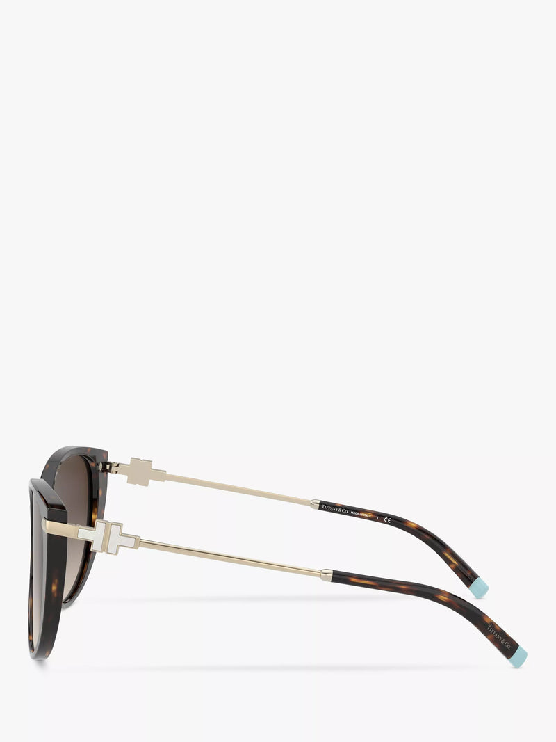 Tiffany & Co cat's eye sunglasses Havana - British product