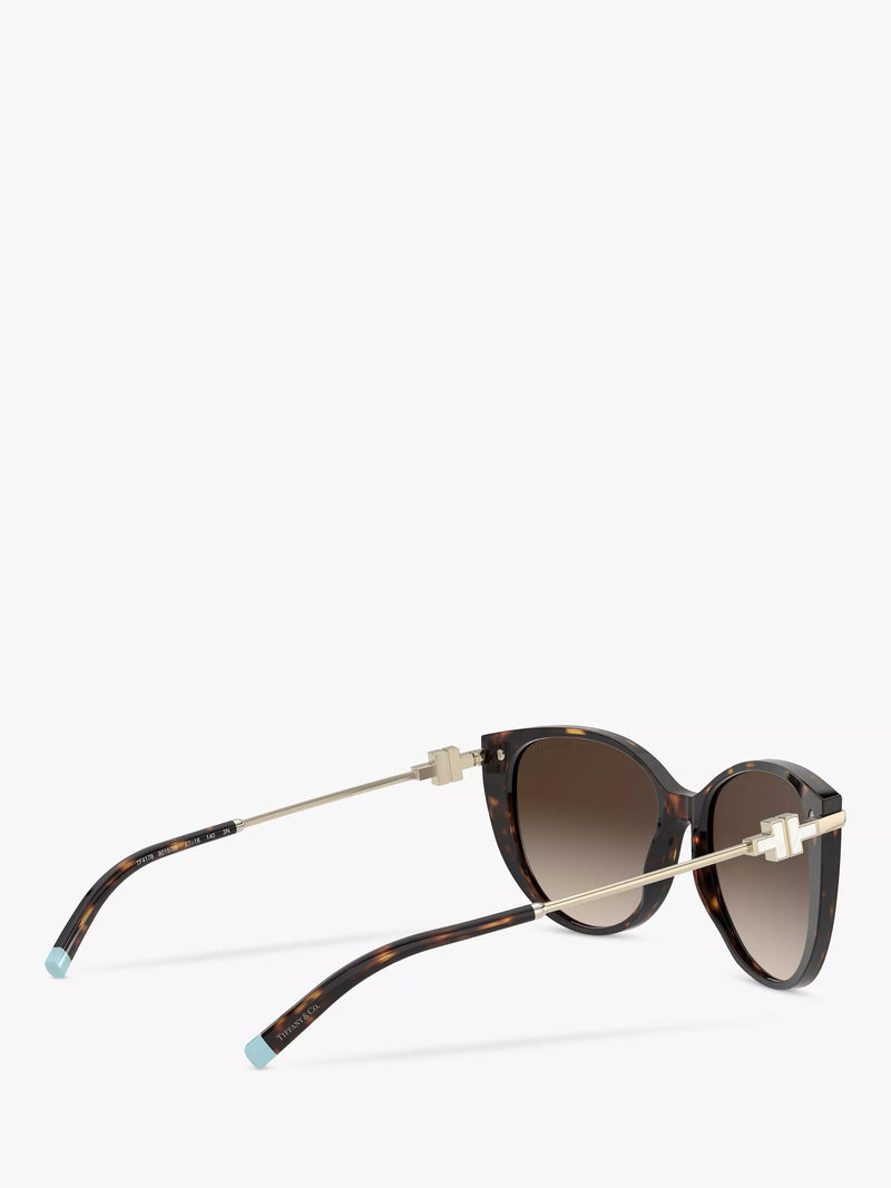 Tiffany & Co cat's eye sunglasses Havana - British product