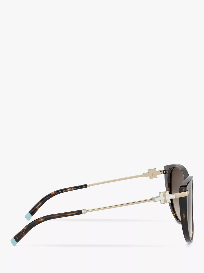 Tiffany & Co cat's eye sunglasses Havana - British product