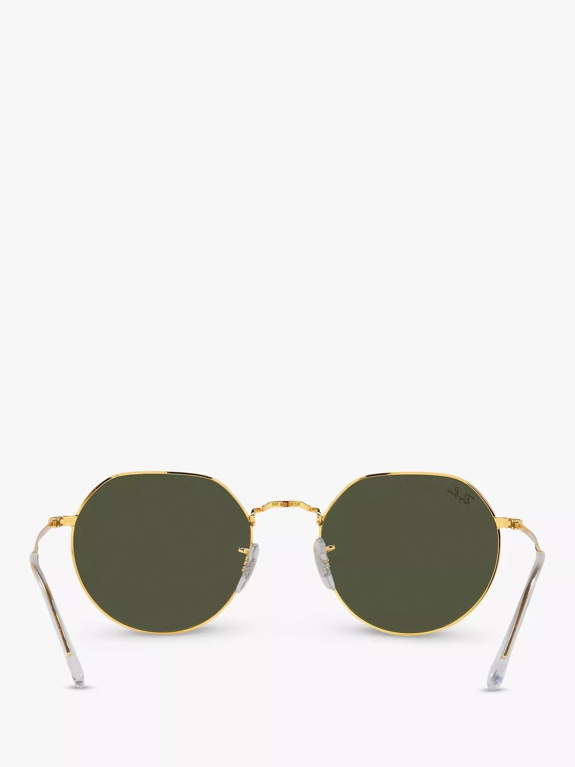 Ray-Ban Jack hexagonal sunglasses gold classic green, imported from the UK